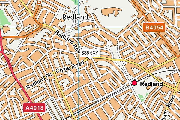 BS6 6XY map - OS VectorMap District (Ordnance Survey) BS6 6XY map - OS VectorMap District (Ordnance Survey)