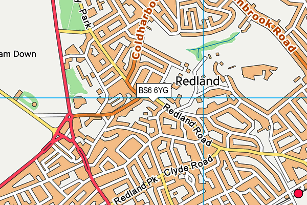 BS6 6YG map - OS VectorMap District (Ordnance Survey) BS6 6YG map - OS VectorMap District (Ordnance Survey)