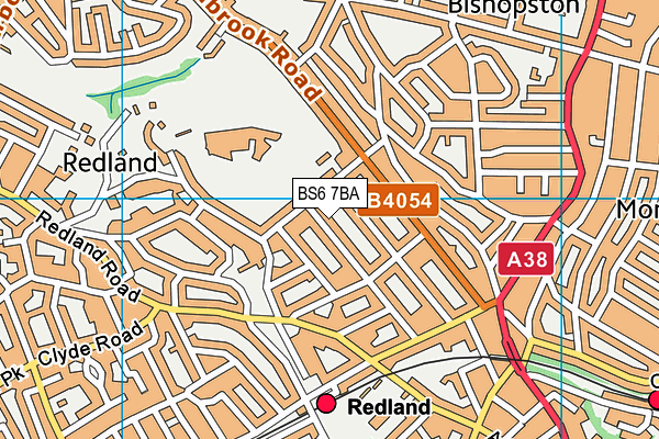 BS6 7BA map - OS VectorMap District (Ordnance Survey) BS6 7BA map - OS VectorMap District (Ordnance Survey)