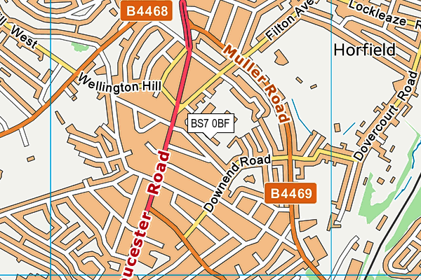 BS7 0BF map - OS VectorMap District (Ordnance Survey) BS7 0BF map - OS VectorMap District (Ordnance Survey)