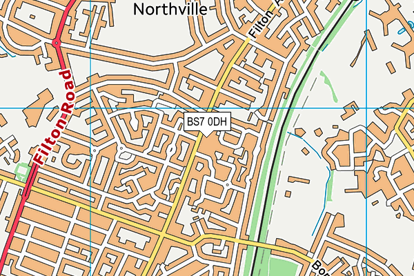 BS7 0DH map - OS VectorMap District (Ordnance Survey) BS7 0DH map - OS VectorMap District (Ordnance Survey)