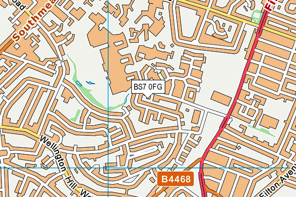 BS7 0FG map - OS VectorMap District (Ordnance Survey) BS7 0FG map - OS VectorMap District (Ordnance Survey)