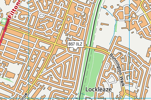 BS7 0LZ map - OS VectorMap District (Ordnance Survey) BS7 0LZ map - OS VectorMap District (Ordnance Survey)