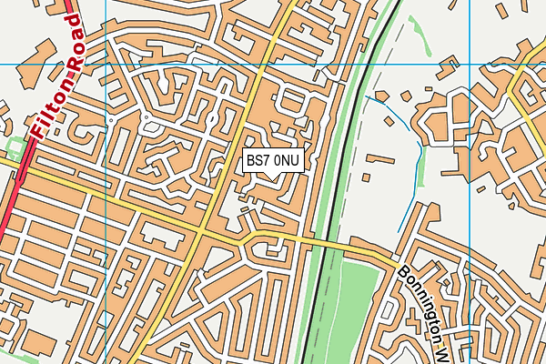 BS7 0NU map - OS VectorMap District (Ordnance Survey) BS7 0NU map - OS VectorMap District (Ordnance Survey)