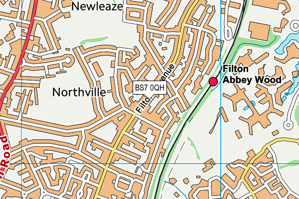 BS7 0QH map - OS VectorMap District (Ordnance Survey) BS7 0QH map - OS VectorMap District (Ordnance Survey)