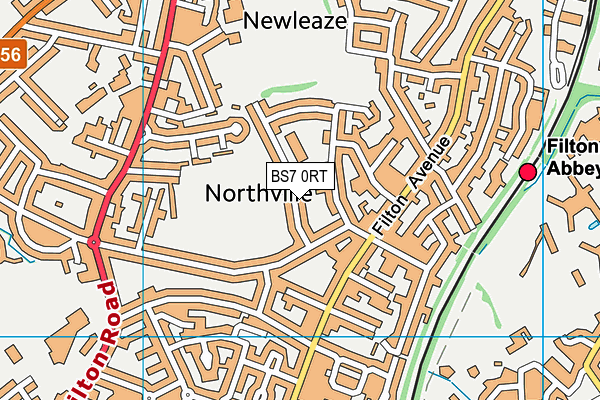 BS7 0RT map - OS VectorMap District (Ordnance Survey) BS7 0RT map - OS VectorMap District (Ordnance Survey)