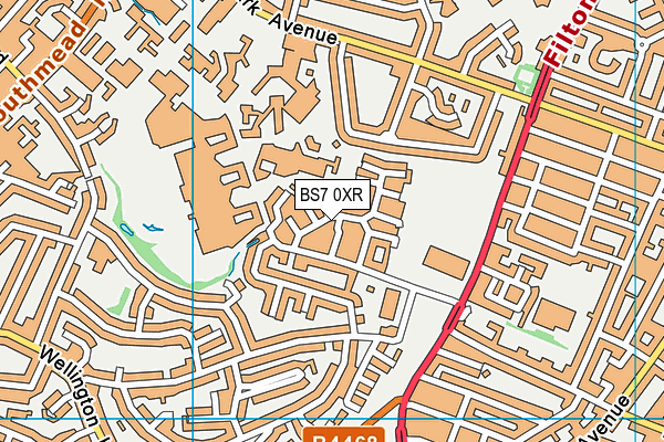 BS7 0XR map - OS VectorMap District (Ordnance Survey) BS7 0XR map - OS VectorMap District (Ordnance Survey)