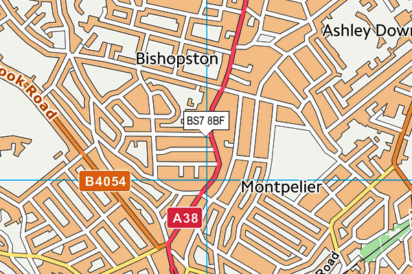 BS7 8BF map - OS VectorMap District (Ordnance Survey) BS7 8BF map - OS VectorMap District (Ordnance Survey)