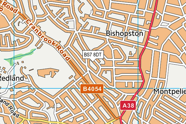 BS7 8DT map - OS VectorMap District (Ordnance Survey) BS7 8DT map - OS VectorMap District (Ordnance Survey)