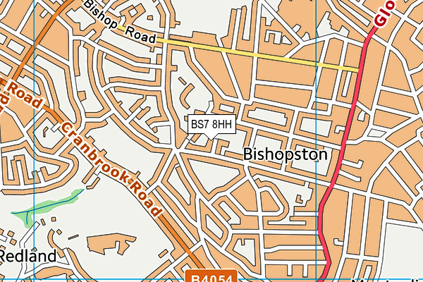 BS7 8HH map - OS VectorMap District (Ordnance Survey) BS7 8HH map - OS VectorMap District (Ordnance Survey)