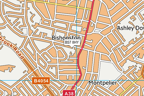 BS7 8HY map - OS VectorMap District (Ordnance Survey) BS7 8HY map - OS VectorMap District (Ordnance Survey)