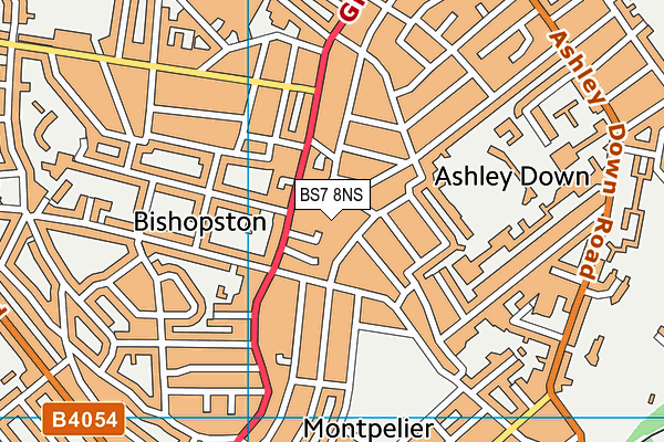 BS7 8NS map - OS VectorMap District (Ordnance Survey) BS7 8NS map - OS VectorMap District (Ordnance Survey)