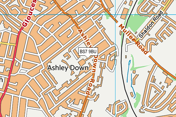 BS7 9BU map - OS VectorMap District (Ordnance Survey) BS7 9BU map - OS VectorMap District (Ordnance Survey)