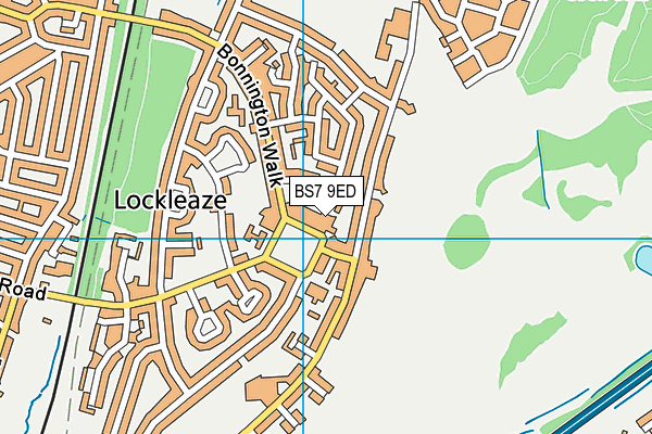 BS7 9ED map - OS VectorMap District (Ordnance Survey) BS7 9ED map - OS VectorMap District (Ordnance Survey)