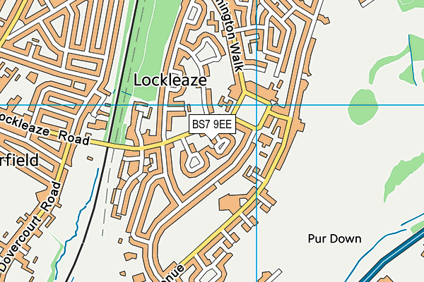BS7 9EE map - OS VectorMap District (Ordnance Survey) BS7 9EE map - OS VectorMap District (Ordnance Survey)