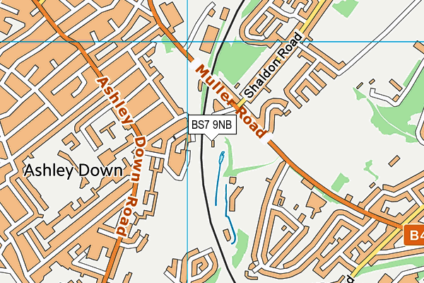 BS7 9NB map - OS VectorMap District (Ordnance Survey) BS7 9NB map - OS VectorMap District (Ordnance Survey)