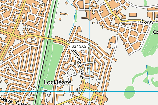 BS7 9XG map - OS VectorMap District (Ordnance Survey) BS7 9XG map - OS VectorMap District (Ordnance Survey)