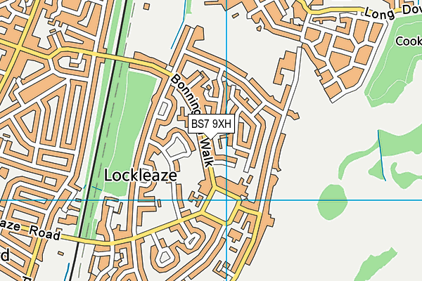 BS7 9XH map - OS VectorMap District (Ordnance Survey) BS7 9XH map - OS VectorMap District (Ordnance Survey)