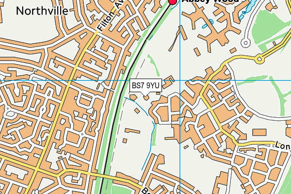 BS7 9YU map - OS VectorMap District (Ordnance Survey) BS7 9YU map - OS VectorMap District (Ordnance Survey)