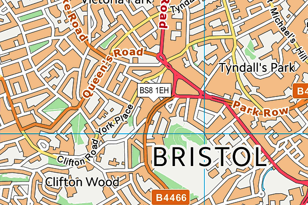 BS8 1EH map - OS VectorMap District (Ordnance Survey) BS8 1EH map - OS VectorMap District (Ordnance Survey)