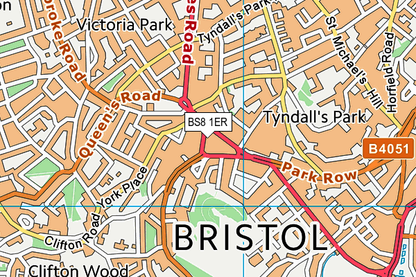 BS8 1ER map - OS VectorMap District (Ordnance Survey) BS8 1ER map - OS VectorMap District (Ordnance Survey)