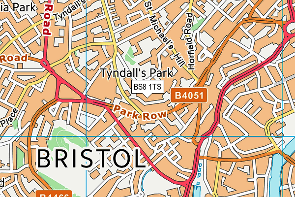 BS8 1TS map - OS VectorMap District (Ordnance Survey) BS8 1TS map - OS VectorMap District (Ordnance Survey)