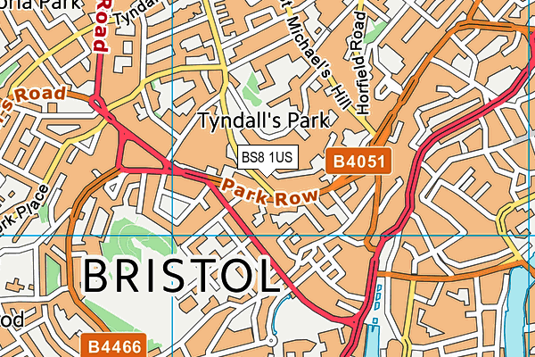 BS8 1US map - OS VectorMap District (Ordnance Survey) BS8 1US map - OS VectorMap District (Ordnance Survey)