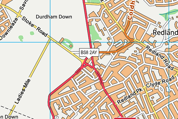 BS8 2AY map - OS VectorMap District (Ordnance Survey) BS8 2AY map - OS VectorMap District (Ordnance Survey)
