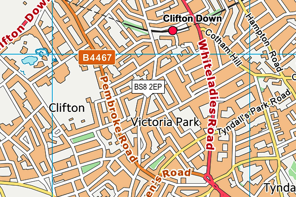 BS8 2EP map - OS VectorMap District (Ordnance Survey) BS8 2EP map - OS VectorMap District (Ordnance Survey)
