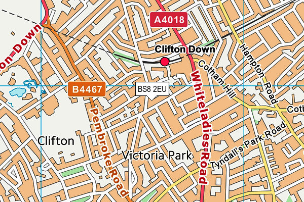 BS8 2EU map - OS VectorMap District (Ordnance Survey) BS8 2EU map - OS VectorMap District (Ordnance Survey)
