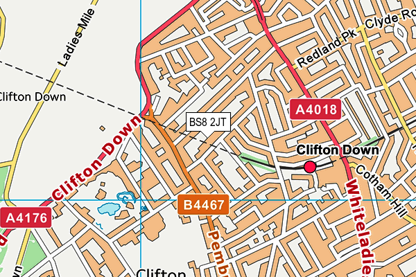 BS8 2JT map - OS VectorMap District (Ordnance Survey) BS8 2JT map - OS VectorMap District (Ordnance Survey)