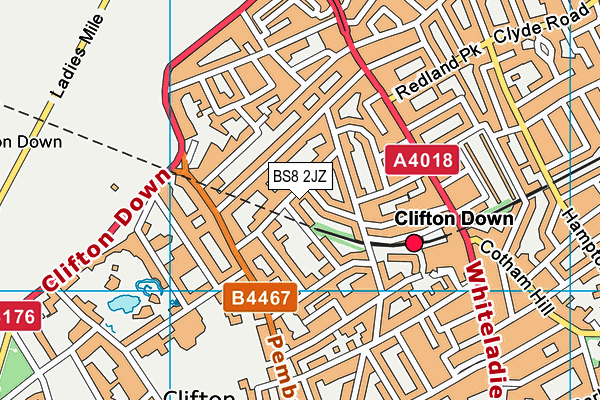 BS8 2JZ map - OS VectorMap District (Ordnance Survey) BS8 2JZ map - OS VectorMap District (Ordnance Survey)