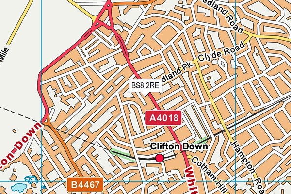 BS8 2RE map - OS VectorMap District (Ordnance Survey) BS8 2RE map - OS VectorMap District (Ordnance Survey)