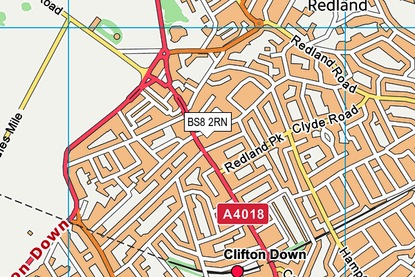 BS8 2RN map - OS VectorMap District (Ordnance Survey) BS8 2RN map - OS VectorMap District (Ordnance Survey)