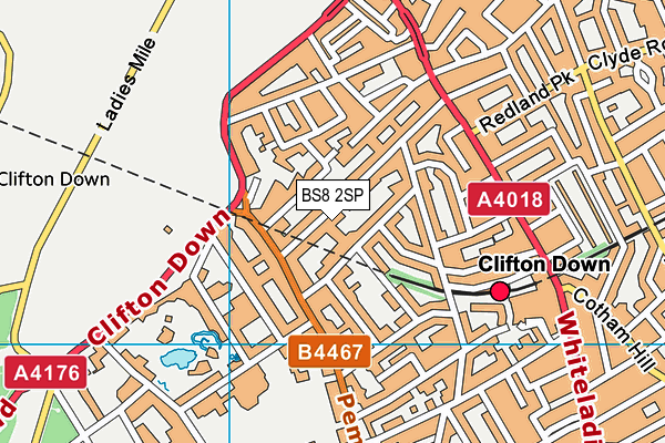 BS8 2SP map - OS VectorMap District (Ordnance Survey) BS8 2SP map - OS VectorMap District (Ordnance Survey)