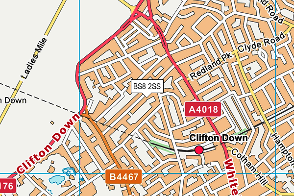 BS8 2SS map - OS VectorMap District (Ordnance Survey) BS8 2SS map - OS VectorMap District (Ordnance Survey)
