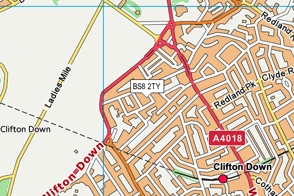 BS8 2TY map - OS VectorMap District (Ordnance Survey) BS8 2TY map - OS VectorMap District (Ordnance Survey)