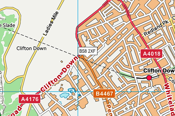 BS8 2XF map - OS VectorMap District (Ordnance Survey) BS8 2XF map - OS VectorMap District (Ordnance Survey)
