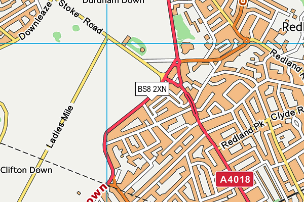 BS8 2XN map - OS VectorMap District (Ordnance Survey) BS8 2XN map - OS VectorMap District (Ordnance Survey)
