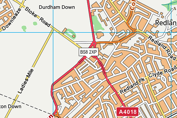 BS8 2XP map - OS VectorMap District (Ordnance Survey) BS8 2XP map - OS VectorMap District (Ordnance Survey)