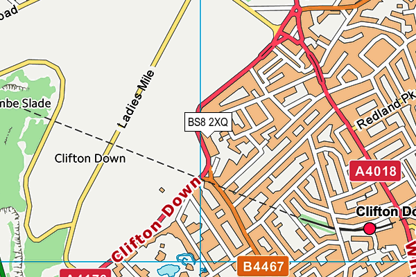 BS8 2XQ map - OS VectorMap District (Ordnance Survey) BS8 2XQ map - OS VectorMap District (Ordnance Survey)