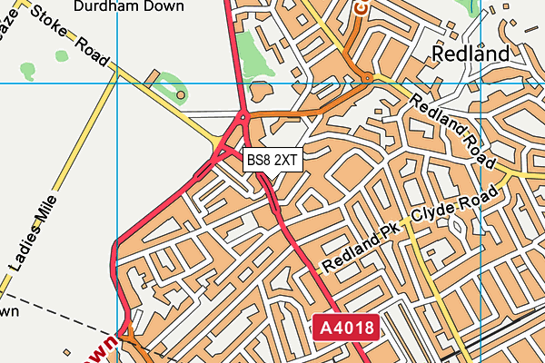 BS8 2XT map - OS VectorMap District (Ordnance Survey) BS8 2XT map - OS VectorMap District (Ordnance Survey)