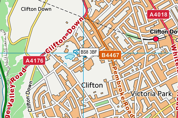 BS8 3BF map - OS VectorMap District (Ordnance Survey) BS8 3BF map - OS VectorMap District (Ordnance Survey)
