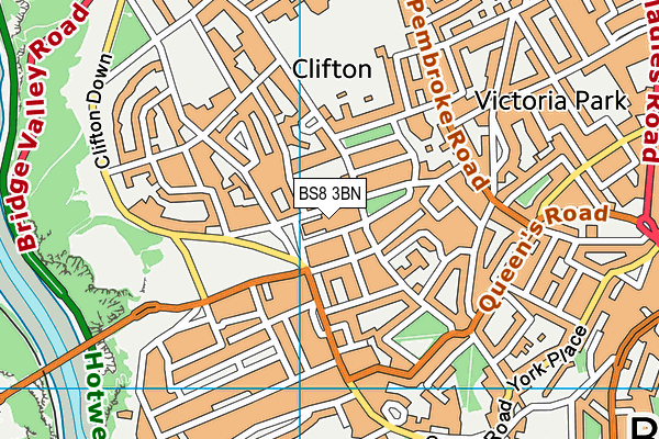BS8 3BN map - OS VectorMap District (Ordnance Survey) BS8 3BN map - OS VectorMap District (Ordnance Survey)