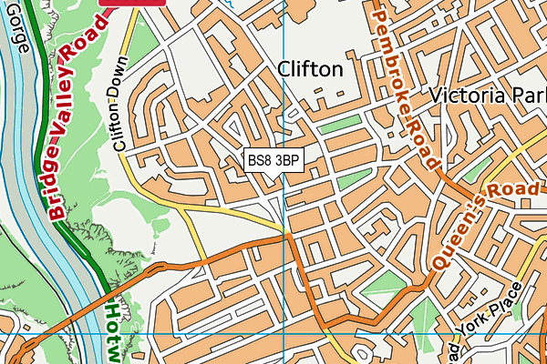 BS8 3BP map - OS VectorMap District (Ordnance Survey) BS8 3BP map - OS VectorMap District (Ordnance Survey)