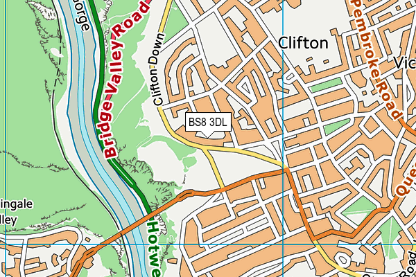 BS8 3DL map - OS VectorMap District (Ordnance Survey) BS8 3DL map - OS VectorMap District (Ordnance Survey)
