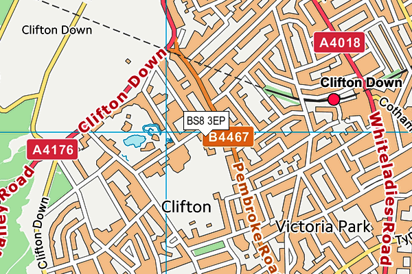 BS8 3EP map - OS VectorMap District (Ordnance Survey) BS8 3EP map - OS VectorMap District (Ordnance Survey)