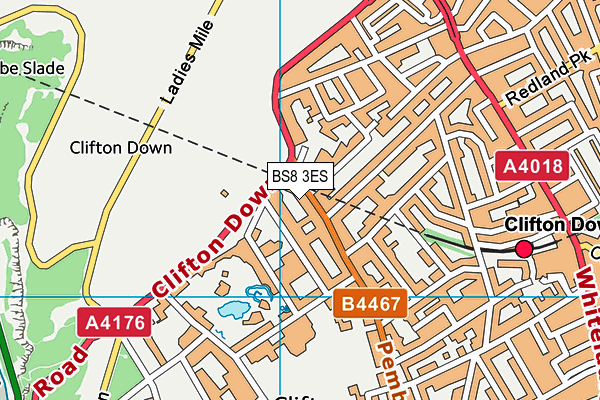 BS8 3ES map - OS VectorMap District (Ordnance Survey) BS8 3ES map - OS VectorMap District (Ordnance Survey)