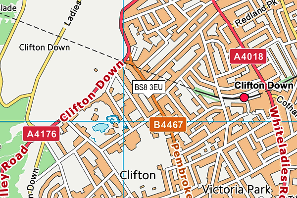 BS8 3EU map - OS VectorMap District (Ordnance Survey) BS8 3EU map - OS VectorMap District (Ordnance Survey)