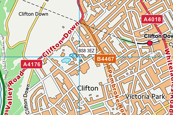 BS8 3EZ map - OS VectorMap District (Ordnance Survey) BS8 3EZ map - OS VectorMap District (Ordnance Survey)